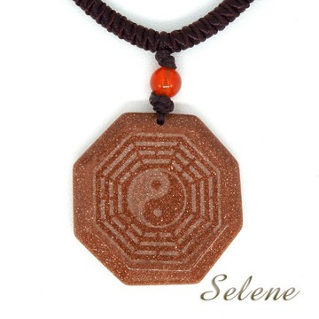 【Selene】招財金砂八卦墜(擋煞必備)