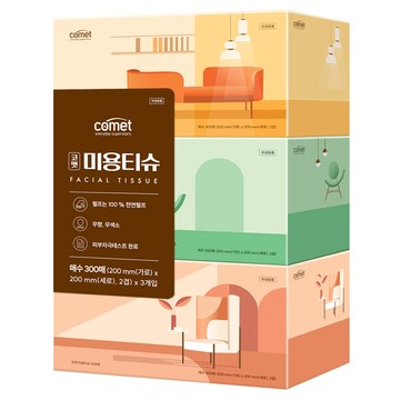 comet 面紙 300張  3盒  1組