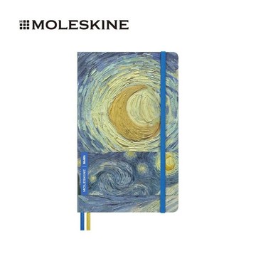 MOLESKINE x MoMA 梵谷星夜限量筆記本 | L型・橫線