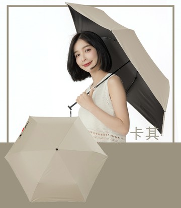 《BigRed 極度輕Dark》50CM手開折傘-降溫12℃