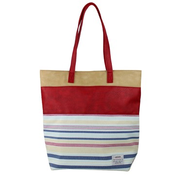 AMINAH-紅色綺想托特包