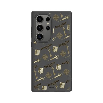 Galaxy S24 Ultra SolidSuit 黑 - 進擊的巨人 Attack On Titan - S2&S3 - 元素拼貼