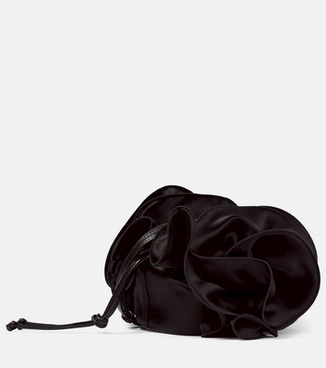 Magda Butrym Ruched satin shoulder bag