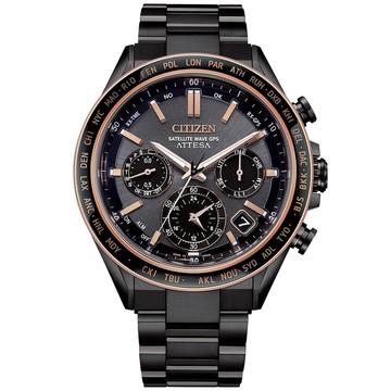 CITIZEN GENTS GPS衛星對時 鈦金屬 光動能腕錶 錶 手錶 送禮 CC4074-61W