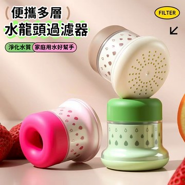 🌈臺灣出貨🌈新款多巴胺小蘑菇過濾器 防濺水龍頭 淨水器 家用宿舍旅行用過濾器 小巧便攜 廚房衛浴間水龍頭過濾器