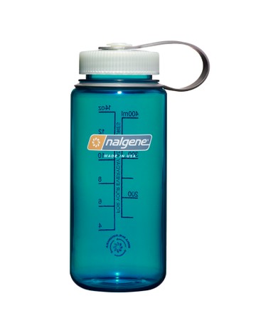 【【蘋果戶外】】Nalgene 2020-2416 鱒魚綠 0.5公升 (刻度400可裝至500cc) 寬嘴水壺 美國 Tritan 不含環境荷爾蒙-雙酚A