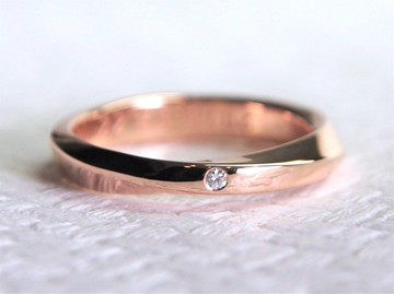 莫比烏斯環 系列— 愛無限 (單枚女戒價)(可訂製對戒)