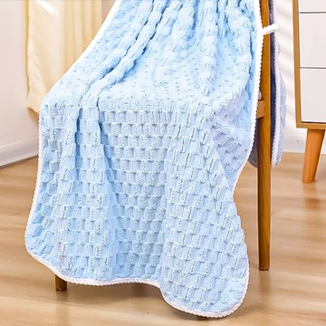 雲朵絨浴巾 Y806  73.5 x 135cm  天青藍  2個