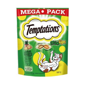 Temptations 【10入組】-貓餡餅-三重奏貓薄荷、嫩雞及起司口味 160g (E60003467)