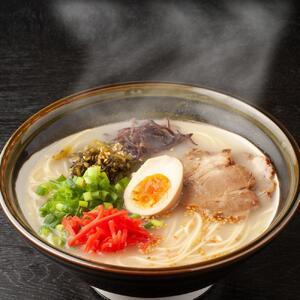 ふるさと納税 九州福岡名物　長浜ラーメン20食セット(とんこつ味)本格派こだわり半生めん ＜筑前町＞ 福岡県筑前町