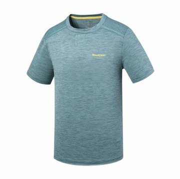 【【蘋果戶外】】山林 51P07 73 若竹綠 男 膠原蛋白透氣短袖排汗衣 吸濕快乾 圓領排汗衣 春夏 Mountneer