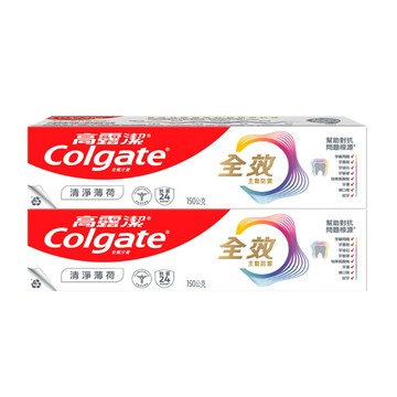 高露潔 全效 - 清淨薄荷牙膏150g2入