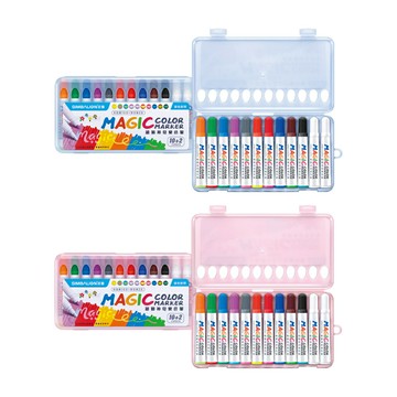 【史代新文具】雄獅SIMBALION 3106640A 神奇變色筆 (10+2色)