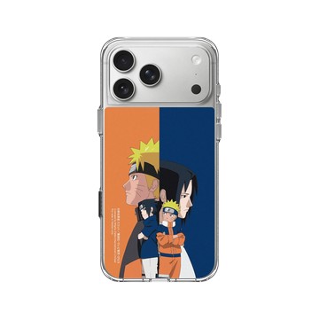 iPhone 17 Pro Max Clear Case（相機按鈕） 透明 - 火影忍者 Naruto - 佐助&鳴人