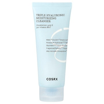 CosRx, Hydrium 三重透明質酸保濕潔面乳瓶，5.07 盎司（150 毫升）