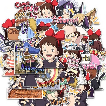【台灣免運⭐️】魔女宅急便貼紙 小魔女琪琪手帳貼 手機殼平板裝飾貼紙 魔女宅急便DIY手賬筆記本行李箱周邊裝飾貼紙