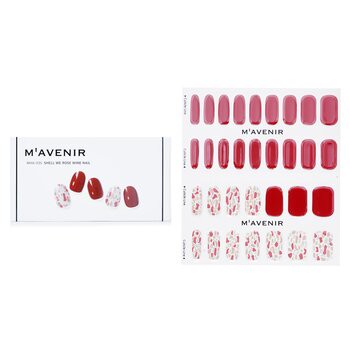 Mavenir Mavenir 指甲貼 (紅色) - # Shell We Rose Wine Nail 32pcs-美容工具