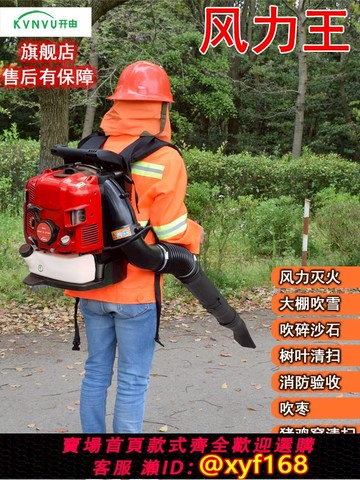 {可打統編 保固一年}背負式汽油大功率落葉樹葉吹風機大棚吹雪機馬路風力滅火機鼓風機