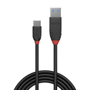 LINDY 林帝 Black USB3.2 Gen 2 Type-C/公-Type-A/公傳輸線  黑色  1條  1.5m