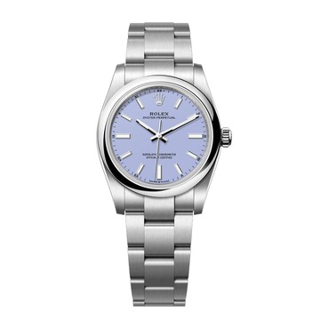 ROLEX 最新款勞力士 薰衣草紫面 124200 蠔式恆動腕錶 34mm