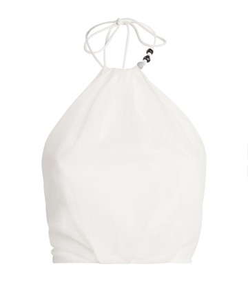 SIR. Cotton Azura Halterneck Crop Top