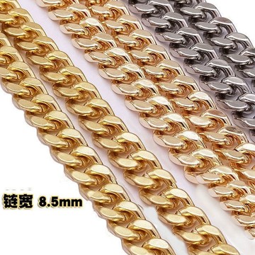 ✨免運可開發票#金屬高檔扁包鏈 NK包包鏈條 diy手工飾品配件 單肩斜跨金屬鏈條 替換包鏈子 肩帶配件 包帶