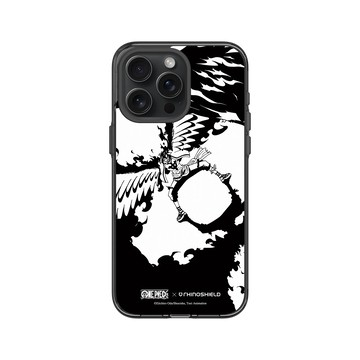 iPhone 15 Pro Max Clear 酷墨灰 - 航海王 One Piece - 復刻系列-不死鳥馬可