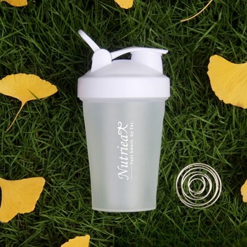 Nutrieat 品牌搖搖杯 冰川白 400ml 搖搖杯 附鋼球