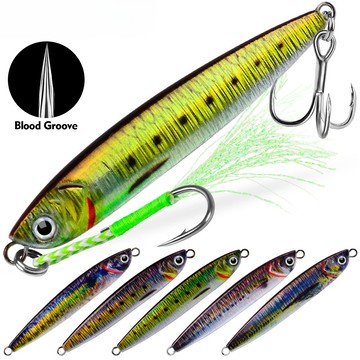 【TTFF】仿真路亞餌 3D列印路亞鐵板遠投沉水金屬餌 10g/15g/20g/32g/40g快抽鐵板鉛魚漁具現貨批發