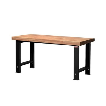 樹德SHUTER 180cm原木專業重型工作桌-已組裝 黑色 /組 WH-6W【APP滿額下單10%點數(單一帳號最高5000點)】1/31止