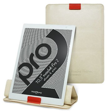 Readmoo 讀墨 mooInk Pro 2 10.3 吋電子書閱讀器+摺疊皮套-雲遊白