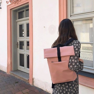 Hajo Mini Lotus系列後背包S (乾燥玫瑰粉)