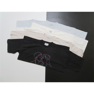 日系街頭潮牌藝術限定素款圓領短袖T恤寬松廓形cityboy都市流行