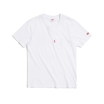 EDWIN｜加大碼｜男裝｜口袋W繡花短袖T恤