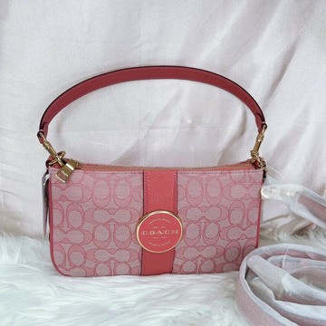 美國代購????台灣現貨 Coach 香布蕾 麻將包 酒神包 法棍包 肩背包 斜背包【送禮精選★APP下單點數4倍送】