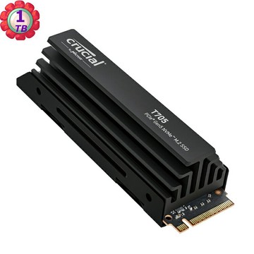 Crucial T705 1TB 含散熱片PCIe 5.0 NVMe SSD CT1000T705SSD5 固態硬碟｜APP賺6%點數回饋