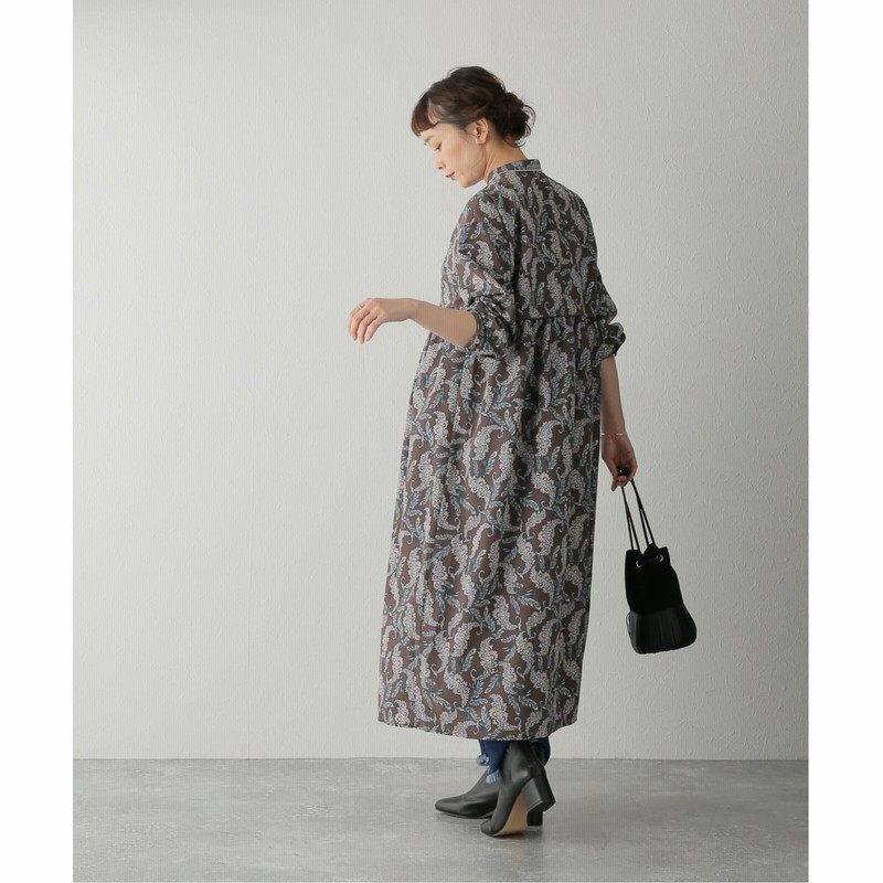 レディース ジャーナルスタンダード レリューム ペイズリープリントパイピングワンピース ブラウン フリー 通販 Lineポイント最大get Lineショッピング