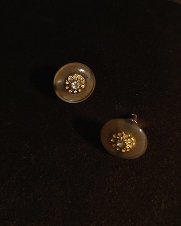 古典耳環 / 奶油糖 - Vintage【限量】