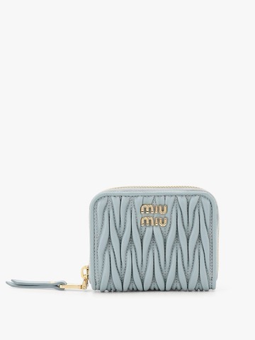 Matelassé leather wallet - MIU MIU - gender_Woman