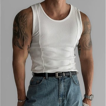 現貨｜24HR出貨【𝐀𝐑𝐃𝐀𝐒𝐇】 美式緊身剪裁背心 韓國 緊身 健身背心 夏季背心