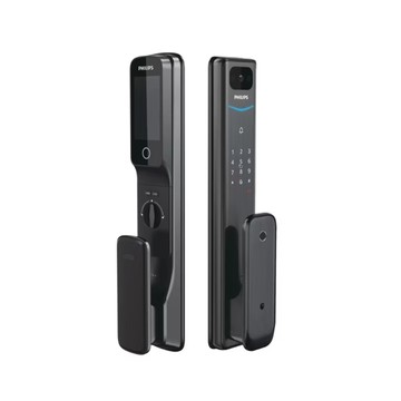 【帝網KingNet】飛利浦 EasyKey ALPHA-vp 遠端視訊WIFI智能門鎖 指紋｜密碼｜鑰匙｜卡片 含基本安裝