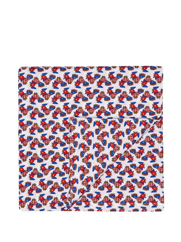 La DoubleJ - fish-print large tablecloth - unisex - Linen/Flax - 170x130 - White