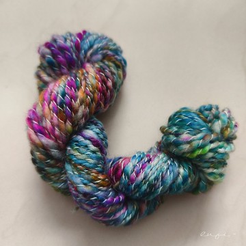 lufi手染線 變形蝶 50g 53m 藍寶石