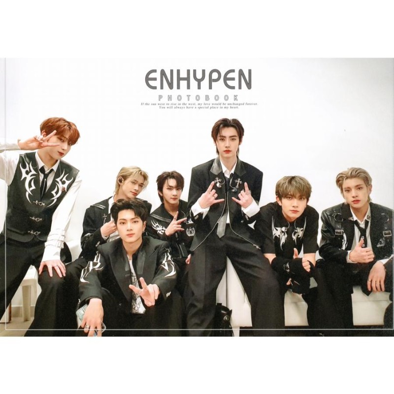 ENHYPEN エンハイフン K-POP グッズ 写真集 Premium Photo Book 大型写真集 | LINEショッピング