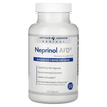 Arthur Andrew Medical, Neprinol AFD，高級纖維蛋白防御，15,000 FU，150 粒膠囊