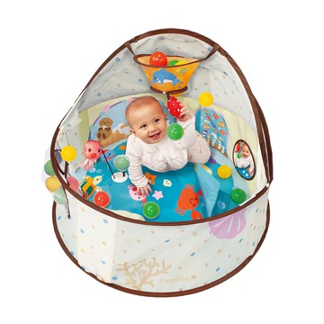 【台灣總代理】 日本People-360度趣味遊戲池(附小球)(6m+)(知育玩具)-快速出貨