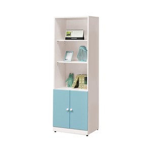 雲朵藍白色2尺書櫃