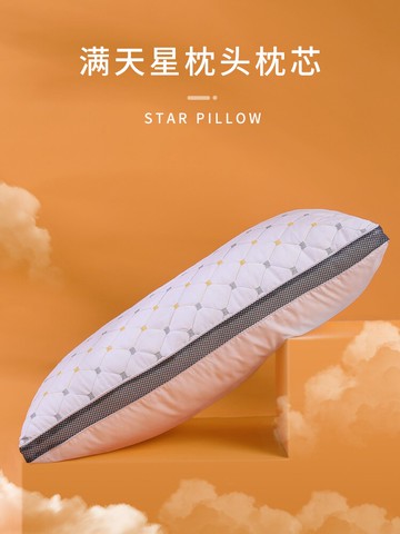 枕頭男護頸椎枕頭芯酒店家用單人宿舍助睡眠枕芯女一對裝整頭枕