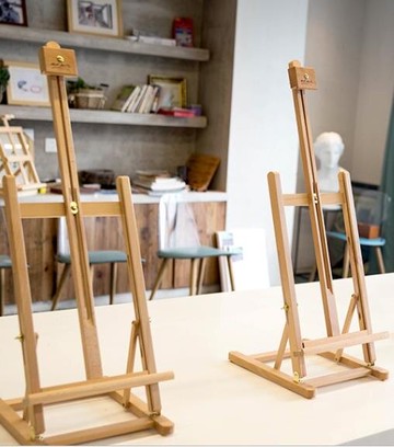 桌面台式畫架畫架桌面台式桌上迷你小畫架美術生專用素描寫生4k畫板套裝數字油畫架支架式折疊便攜實木製兒童初學者水彩 Cm 台灣樂天市場