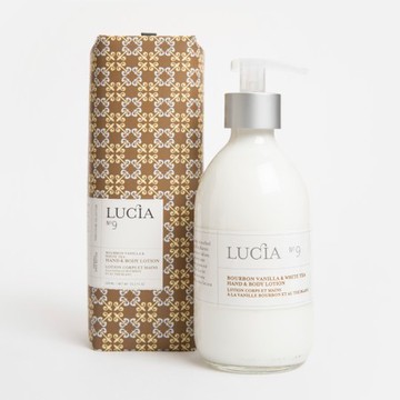 加拿大Pure Living LUCIA手部身體乳液300mL 香草和白茶